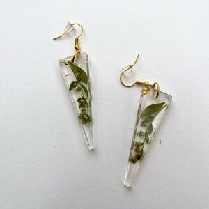 Handmade floral earrings
